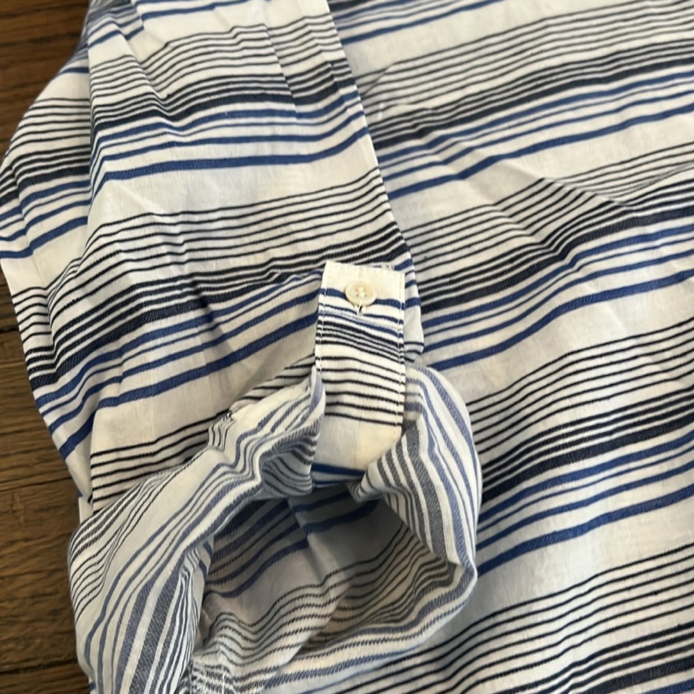 Two By Vince Camuto Linen Button Front Shirt For … - image 2